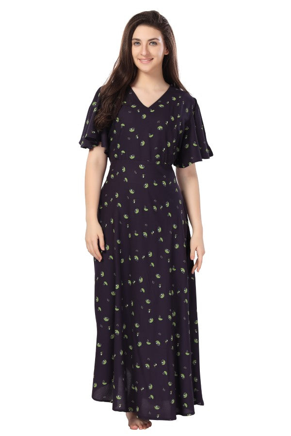 AV2 Women Maternity Feeding Kurti Navy - 5132A