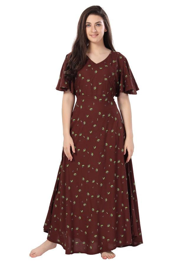 AV2 Women Maternity Feeding Kurti Brown - 5132B