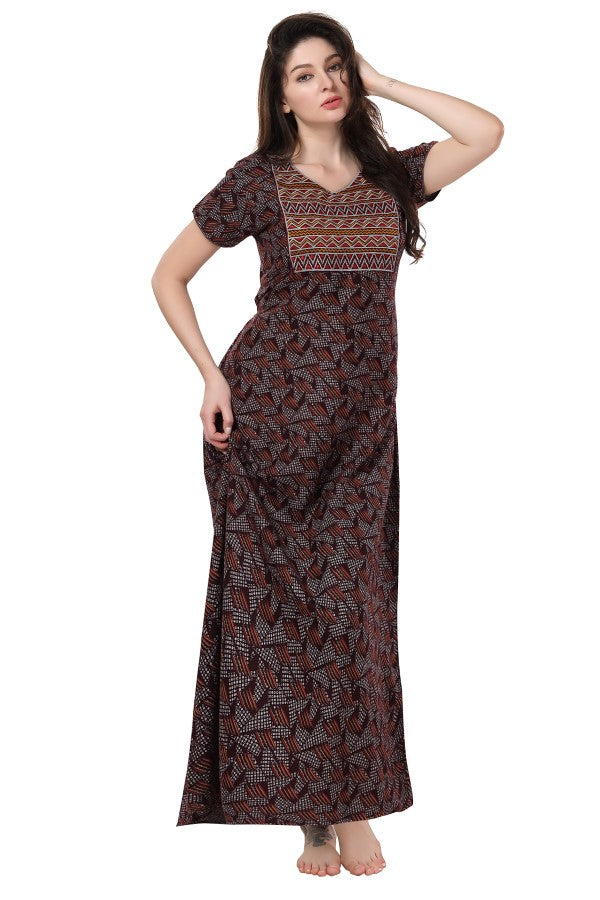 AV2 Women's Alpine Nighty Brown - 7222B