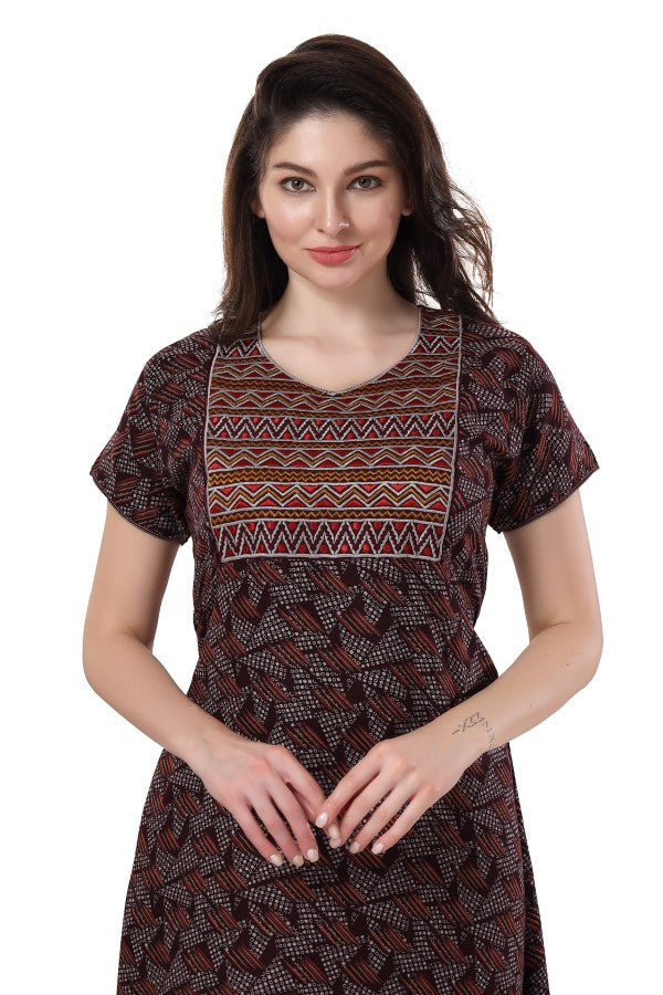 AV2 Women's Alpine Nighty Brown - 7222B