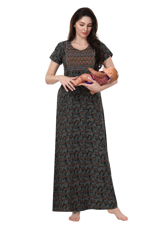 AV2 Women's Alpine Maternity Kurti Green - 7221C