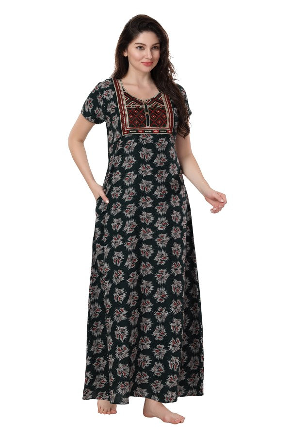 AV2 Women's Alpine Maternity Kurti Green - 7223A